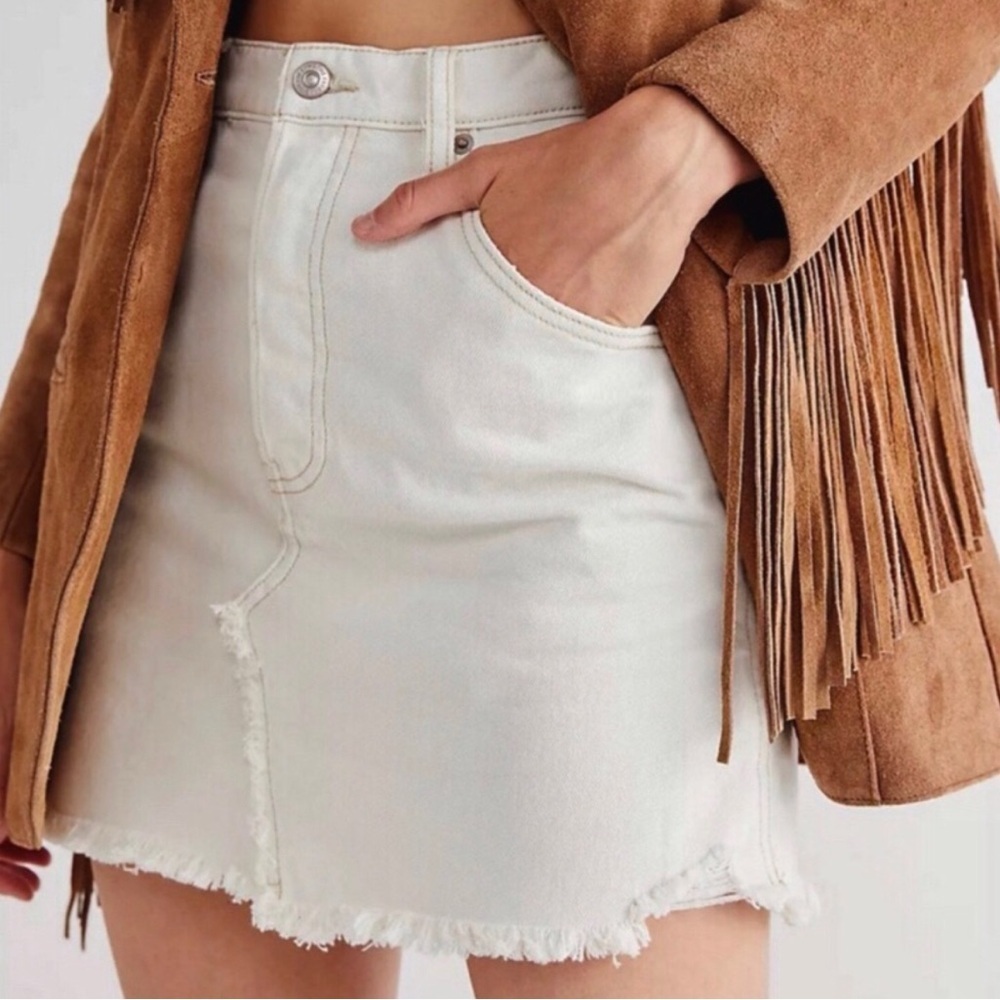 We the Free Brea cut off denim skirt, size 29